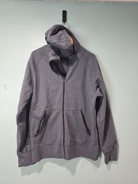 American Giant Men's Gray Full Zip Storm Hoodie Gorpcore Size L